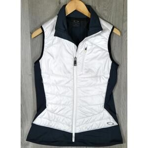 Oakley Puffer Vest Womens Size  Small/P White Slim Athletic Fit #10